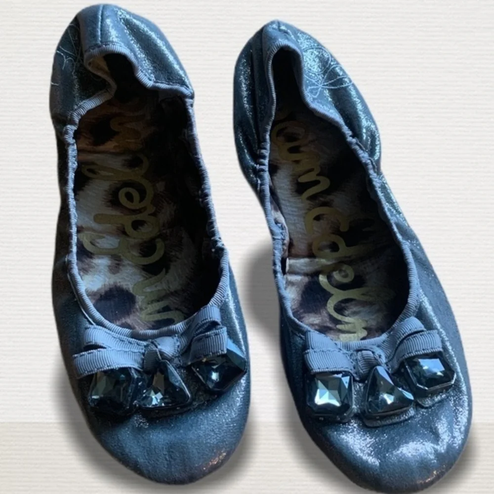 💕Sam Edelman metallic Flats